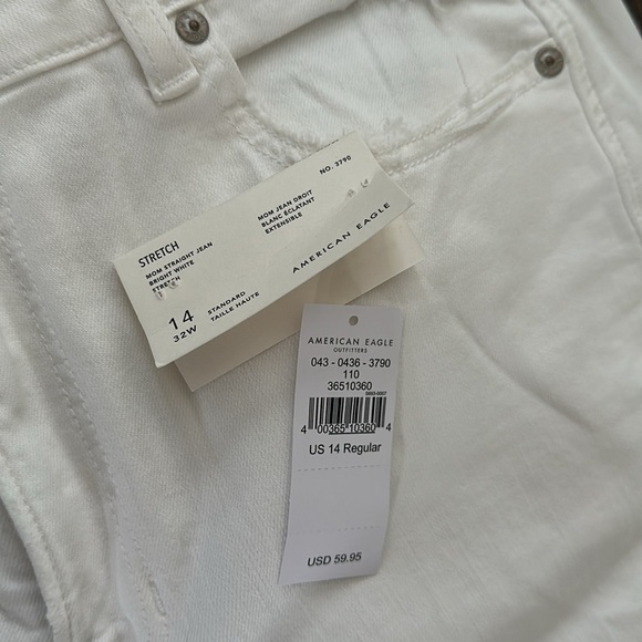 SALE 🚨American eagle mom straight jeans 14 NWT - Picture 3 of 5